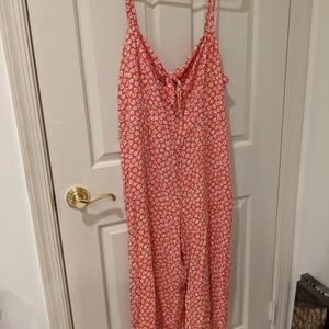 Red, white and blue floral jumper, old navy size xl